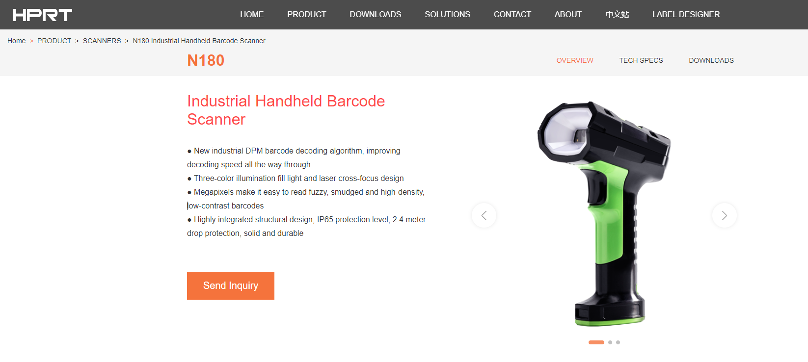 Barcode Scanner.png Handheld Industrial