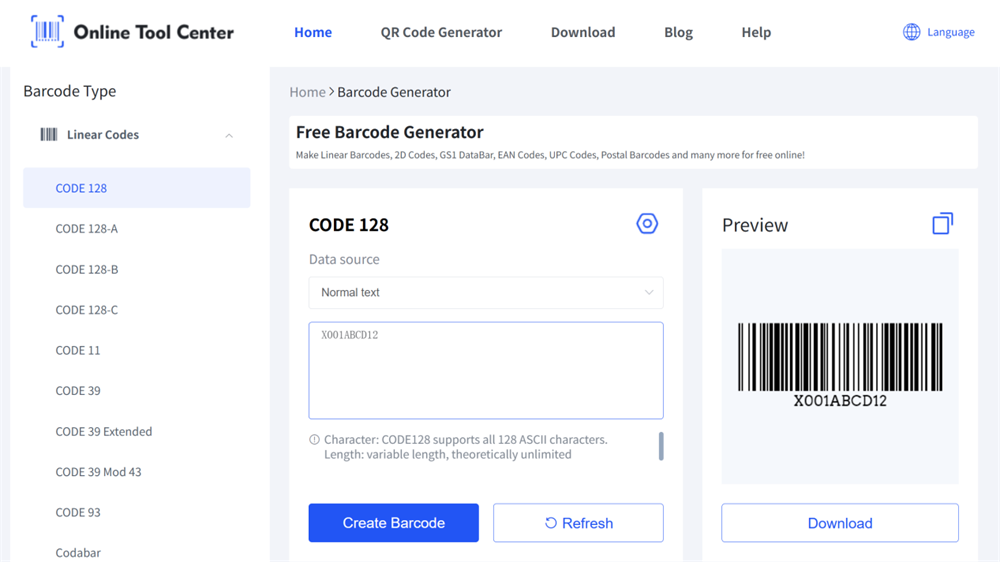 generator kode batang