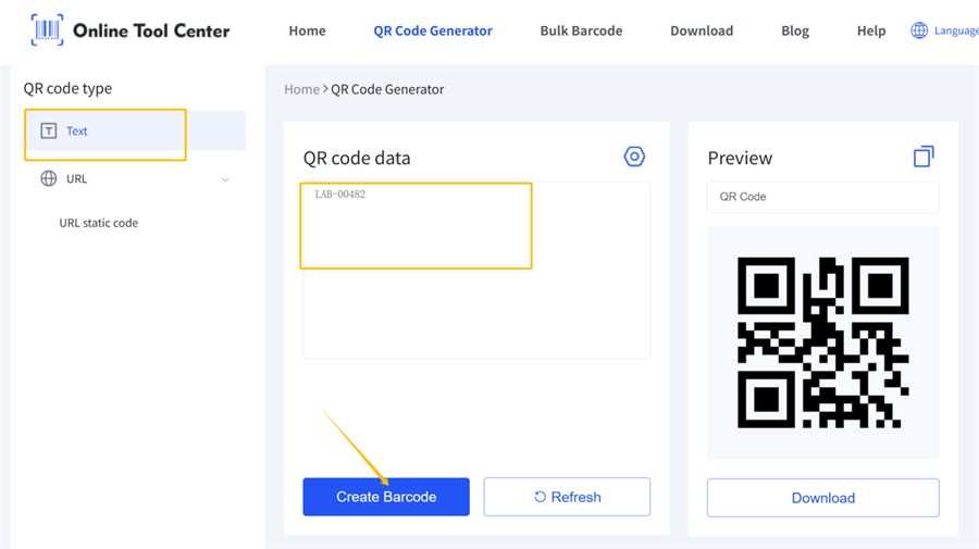 Konversi Teks ke Kode QR