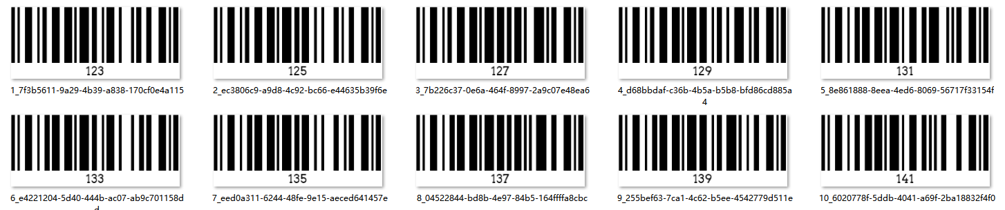 membuat barcode nomor seri