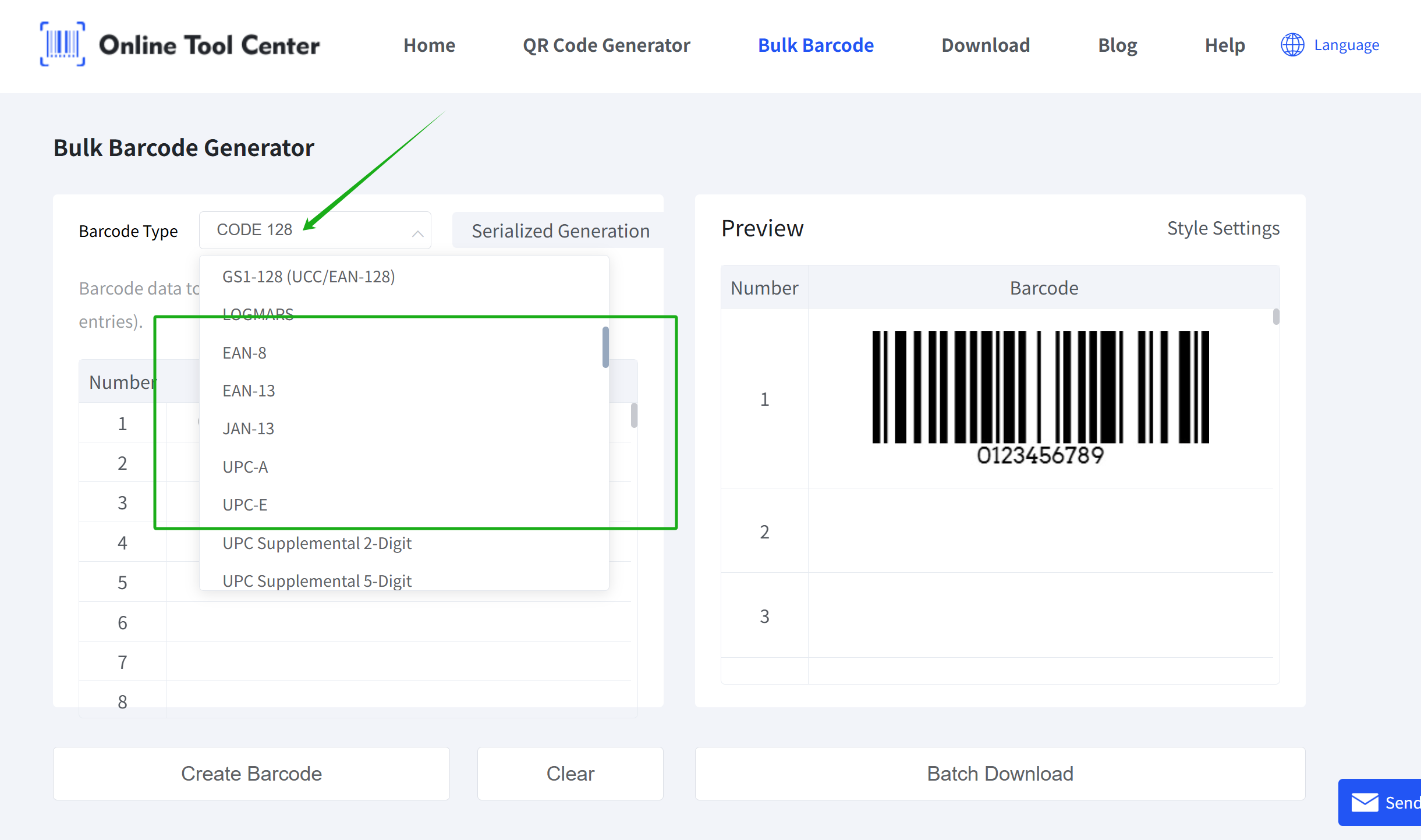 choose right barcode format Pilih format barcode yang tepat