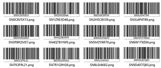bulk barcodes barcode massal