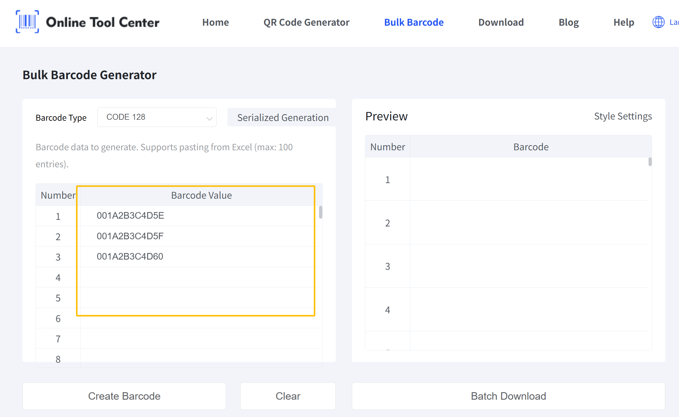 generator barcode massal