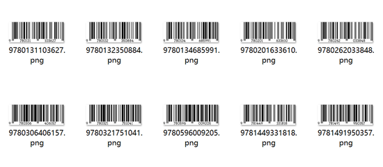 barcode ISBN massal