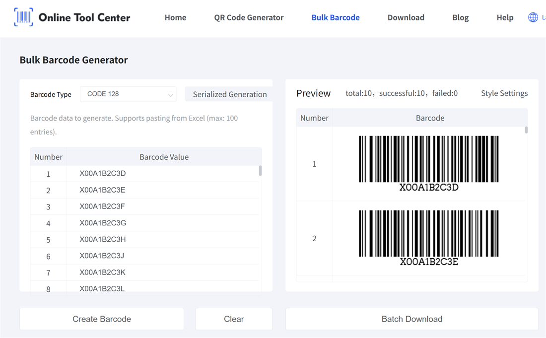 barcode fnsku massal