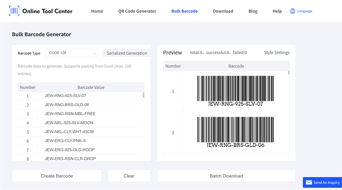 generasi kode batang