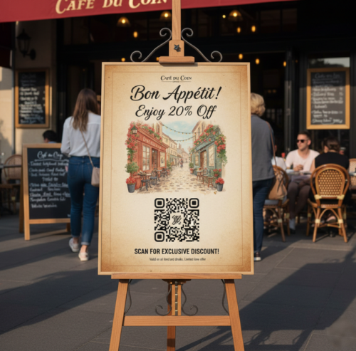 promosi restoran kode qr
