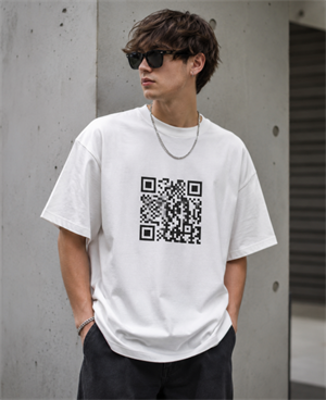 Kode QR pada t shirt