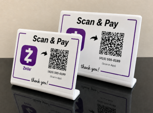 zelle qr code payment pembayaran kode QR zelle