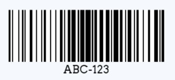 kode 128 Barcode alfanumerik