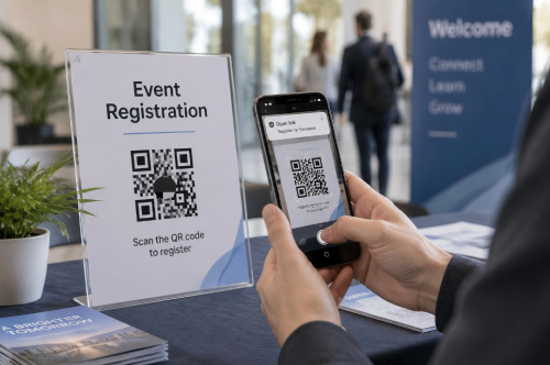 QR Code for Registratio Kode QR untuk Pendaftaran